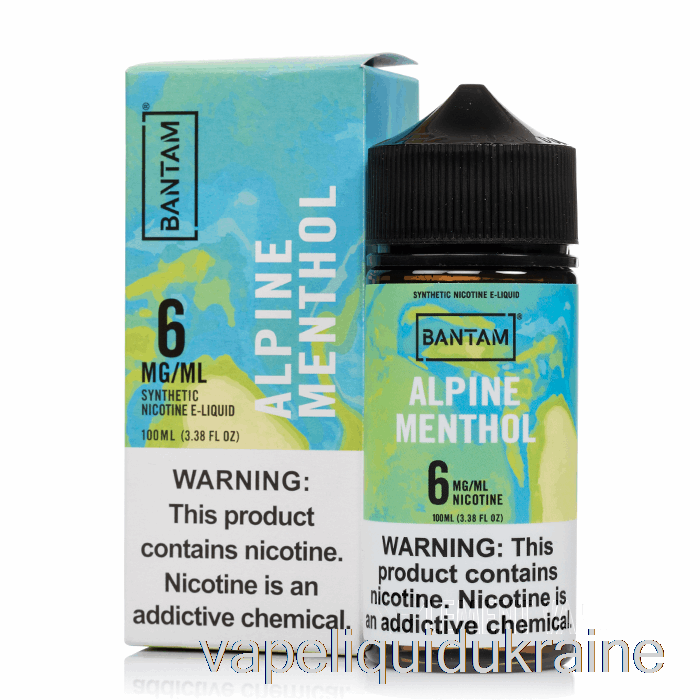 Vape Ukraine Alpine Menthol - Bantam Vape - 100mL 0mg